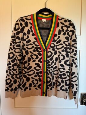 KULE leopard cardigan